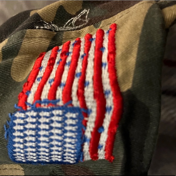 Vesope Custom Shoes & Apparel (CSA) WTP/AF distressed dad hat Veteran’s Day - Picture 3 of 5